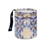 Wazylphin Papelera Coche Marrón Retro Púrpura Accesorios Coche Plegable Papelera Baño Universal Cubo de Basura Cocina Basurero Cocina Prueba de Fugas Car Trash Bin Contenedor Basura 15x18.5cm/1 Pcs