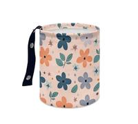 Wazylphin Papelera Coche Verde Naranja Azul Accesorios Coche Plegable Papelera Baño Universal Cubo de Basura Cocina Basurero Cocina Prueba de Fugas Car Trash Bin Contenedor Basura 15x18.5cm/1 Pcs