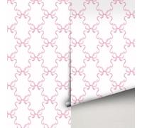 Wazylphin Pegatinas Pared Decorativas Geometría Rosa Vinilos De Pared Decorativos No Tejidos Papel Pintado Autoadhesivo Dormitorio Pegatinas Decorativas Adhesivo Fácil De Quitar 38.6x480.6cm/1 roll
