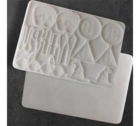 WB, 1 , Molde de silicona de Harry Potter para hacer jabón, Adecuado para ambientadores de coche, producción de jabón y moldes de jabón de decorativa para jabones hechos a