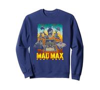 WB 100: Mad MAX Fury Road War Boys Attack Sudadera, Unisex para Adultos, Azul Marino, M