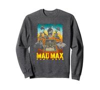 WB 100: Mad MAX Fury Road War Boys Attack Sudadera, Unisex para Adultos, Jaspeado Oscuro, S