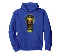 WB 100: The Lord of The Rings The Eye of Sauron Sudadera con Capucha, Unisex para Adultos, Azul Real, S