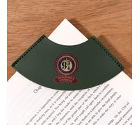 WB Harry Potter Marcador de de Cuero Sintético, Marcador de y , Etiqueta de Lectura, Carpeta, Mágico, Regalo de Navidad, Halloween, Protección de Esquina, Anti-Plegado, Fácil, Colección Retro, Nivel