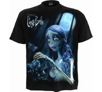 WB Studio - Corpse Bride - Glow In The Dark - Camiseta con Estampado Frontal - Negro - L