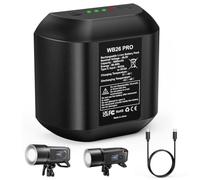 WB26 Batería Compatible con Godox AD600 Pro, AD600 Pro II Flash-3Ah