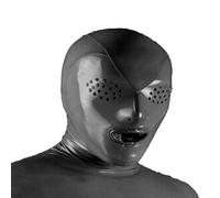 WBAODAN Cappuccio in Lattice Sexy per Costume da Club per Feste con Maschera in Lattice Cosplay che Mostra Gli Occhi(Size:XL-64CM)