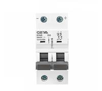WBBAYDRFR Disyuntor de CC de riel DIN, 6KA, 2P, 500 V, 6 A, 10 A, 16 A, 20 A, 25 A, 32 A, 40 A, 50 A, 63 A, for Sistema fotovoltaico Solar (1 Unidad)(16a)