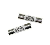 WBBAYDRFR Fusible 100PCS 6 * 25mm de cerámica 25 Tubo Seguro 6x25MM 0.5A 1A 2A 3A 6A 7A 8A 10A 15A 20A 25A 250V RO57 BS1362(100PCS 25A)