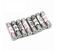 WBBAYDRFR Fusible 100PCS Fusibles BS1362 6 * 25 de cerámica antidisturbios Arena Relleno 6x25mm 1A 2A 3A 5A 10A 13A 15A 20A 240V(10A)