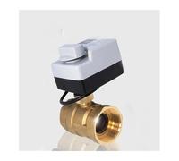 WBBAYDRFR Válvula de Bola motorizada latón, DN15, DN20, DN25, DN32, DN40, con actuador eléctrico Dos Controles 3 Cables, CA 220 V, vías/2 vías Interruptor Manual(220v-2 Way,DN50)