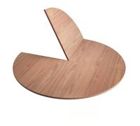 WBBML 4-Folding Round Table Top Folding Resistente y Duradero Replacement Table Surface Extensión Plegable Comedores Patios(Walnut,200cm/79in)