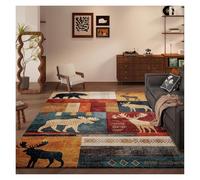WBBML Alfombraoficina No Suelta Pelo Rug For Indoor and Outdoor Tapetes Puerta Principal Comedor(E,200x300cm/6.56x9.84ft)