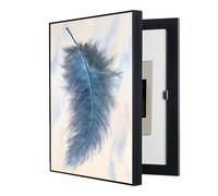 WBBML Caja De Contadores Pintura Decorativa Vertical Pintura Mural de Cajas de Distribución Eléctrica Ocultar Contador Tapa Desmontable(D,45x55cm)