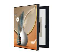 WBBML Caja De Contadores Pintura Decorativa Vertical Pintura Mural de Cajas de Distribución Eléctrica Ocultar Contador Tapa Desmontable(C,35x45cm)
