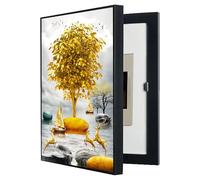 WBBML Caja De Contadores Pintura Decorativa Vertical Pintura Mural de Cajas de Distribución Eléctrica Ocultar Contador Tapa Desmontable(E,40x60cm)