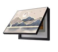 WBBML Cuadro Decorativo Caja Contador Electrico Caja de Contadores Pintura Decorativa Aleta hacia Arriba para Abrir Tapa Contador Vertical Tienda(F,45x55cm)