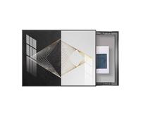 WBBML Cuadro para Tapar Cuadro Electrico Instalación Sin Marcas Decoración Caja Contador Arte Pared Caja de Contadores para Decoración Armarios(D,45x35cm)