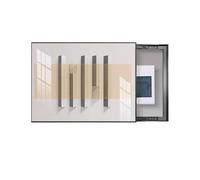 WBBML Cuadro para Tapar Cuadro Electrico Instalación Sin Marcas Decoración Caja Contador Arte Pared Caja de Contadores para Decoración Armarios(C,45x35cm)