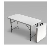 WBBML Folding Catering Table Fácil de Transportar Mesa de Cocina Plegable Multipurpose Table Playa Terraza Balcón(White)