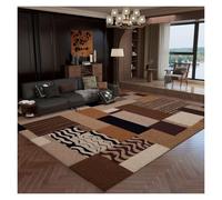 WBBML Large Indoor Carpet Fácil de Limpiar Short Pile Living Room Rug Square Area Rug Pasillos Oficinas(A,160x230cm)