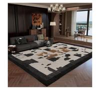 WBBML Large Indoor Carpet Fácil de Limpiar Short Pile Living Room Rug Square Area Rug Pasillos Oficinas(B,140x200cm)