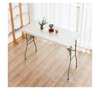 WBBML Mesa Camilla Rectangular Fácil de Transportar Garden Catering Side Table Folding Plastic Buffet Table Balcones Acampadas(152cm/59.84in)
