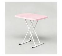 WBBML Mesa Camilla Rectangular Garden Catering Table Gran Capacidad de Carga Mesa Plastico Jardin Cafeterías Tiendas de Conveniencia(Pink)
