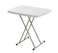 WBBML Mesa de Comedor Plegable Mesa Exterior Terraza Fácil Trasladar Folding Dining Table Oficina Provisional(White)