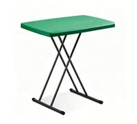 WBBML Mesa Jardin Exterior Mesa Plegable Comedor Regulable en Altura Folding Catering Table Comedores Salones de Banquetes(Dark Green)