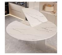 WBBML Mesa Redonda Comedor Ahorro de Espacio Temporary Table Extension Wooden Round Table Top Fiestas y Reuniones(160cm/63in)