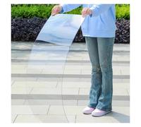 WBBML Paneles Vidrio Policarbonato Paneles Techo Plástico Aislamiento Térmico Láminas para Cubiertas Claraboyas, Invernaderos Agrícolas(1x12m/3.3x39.4ft)