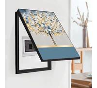 WBBML Pintura de Cajas de Distribución Eléctrica Ocultar Contador Tapa Desmontable Cuadro Decorativo Caja Contador Electrico Pasillo de Entrada(D,50x60cm)