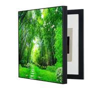 WBBML Pintura Decorativa Caja de Contadores Creativo Tapa Caja Electrica Pintura Tapa Contador Luz Decorativa Aplicable A Muchas Escenas(F,50x70cm)