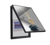 WBBML Pintura Decorativa Caja de Contadores Marco Negro Cuadro Para Tapar Cuadro Electrico Pintura Colgante Sala de Estar(D,60x70cm)