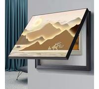 WBBML Pintura Mural de Cajas Distribución Eléctrica Arte de Pared de Caja Contadores Interior Tapa Cuadro Electrico para Salón(E,40x50cm)