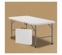 WBBML Rectangular Catering Table Altura Regulable Mesa Pequeña Plegable Multifunctional Portable Folding Table Playas Acampadas(240cm/94.49in)