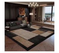 WBBML Rug for Indoor and Outdoor Short Pile Rug Lavable a Máquina a Cuadros Alfombra Sala de Juegos Salón(A,180x250cm)