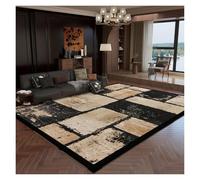 WBBML Rug for Indoor and Outdoor Short Pile Rug Lavable a Máquina a Cuadros Alfombra Sala de Juegos Salón(B,140x200cm)