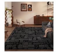 WBBML Short Pile Carpet Ordenado Living Room Rug Tapete Quarto Salón Junto a la Cama(B,200x350cm/6.56x11.48ft)