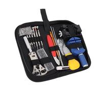 WBDWWTD 144 Piece Watch Repair Kit Watch Band Remover Spring Bar Tool Adjustable Back Case Opener Watch Repair Tool Set with Cloth Storage Bag