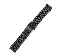 WBDWWTD 18/20/22/24mm Curved ARC Solid Steel Watch Strap Stainless Steel Watchband Folding Buckle Men Universal Replacement Bracelet