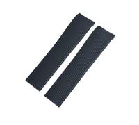 WBDWWTD 19mm 20mm 21mm Rubber Silicone Watch Strap Black Blue Watchband，For Master Conquest HydroConquest L3 Series Watch Replacement Strap