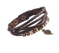 WBDWWTD 1pc Retro Style Hand Ornament Leaf Pendant Creative Bohemia Bangle Men Women for Daily Wear Parties and Easy to Use Unique Fashion Accessory