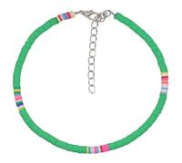 WBDWWTD 2 Pcs Adjustable Jewelry Foot Anklet Chain Round Beads s Bracelets Bead Bracelet for Men Ankle Pendant Elasticity Polymer Clay Man Africa