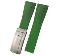 WBDWWTD 20mm 21mm Curved End Rubber Watchband Suitable for GMT Deep Sea Dweller Explorer 2 Silicone Watch Strap