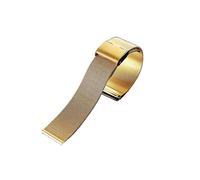 WBDWWTD 20mm 22mm 24mm Stainless Steel Woven Mesh Strap 0.4 Wire Unisex Watch Straps