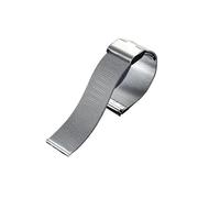 WBDWWTD 20mm 22mm 24mm Stainless Steel Woven Mesh Strap 0.4 Wire Unisex Watch Straps