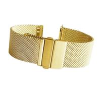 WBDWWTD 20mm 22mm Quick Release Mesh Watch Band Stainless Steel Folding Buckle Wrist Strap