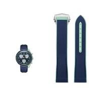 WBDWWTD 20mm Silicone Suitable For Strap MoonSwatch Curved Interface Rubber Silicone Watch Band 300 For X Joint Celestial Sports